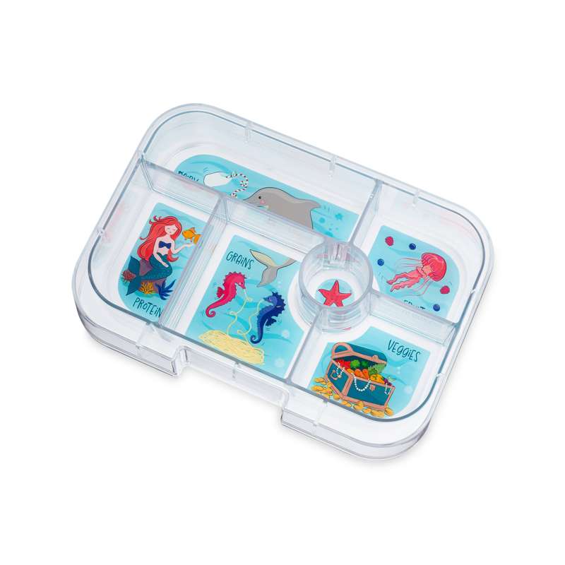 Indsatsbakke   Original Tray   6 Rum   Mermaid fra Yumbox