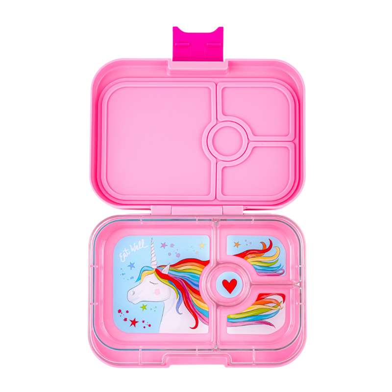 Madkasse   Panino   4 Rum   Power Pink Unicorn fra Yumbox