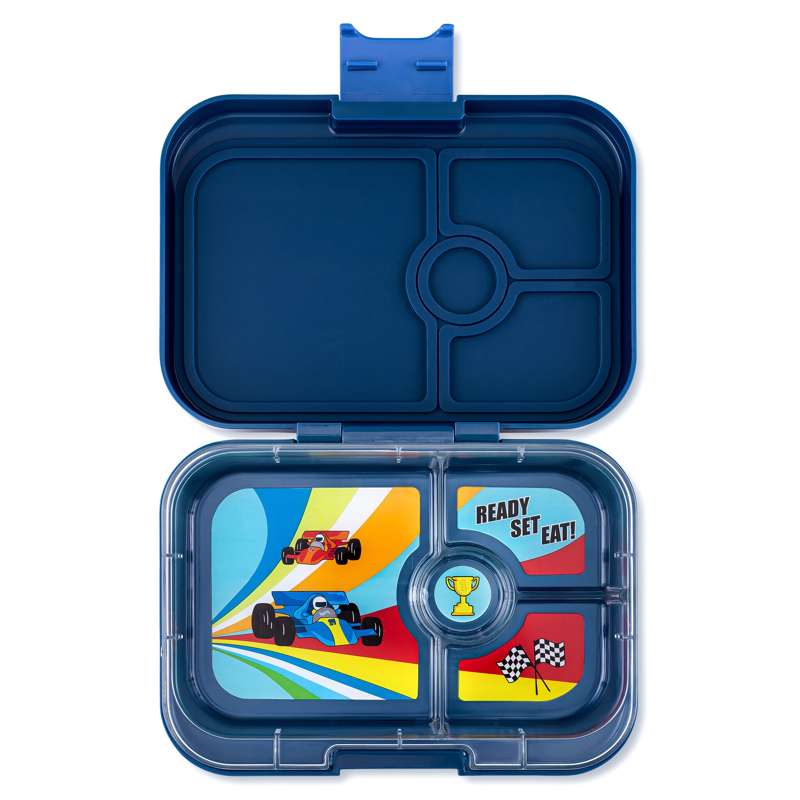 Madkasse   Panino   4 Rum   Monte Carlo Blue Race Cars fra Yumbox