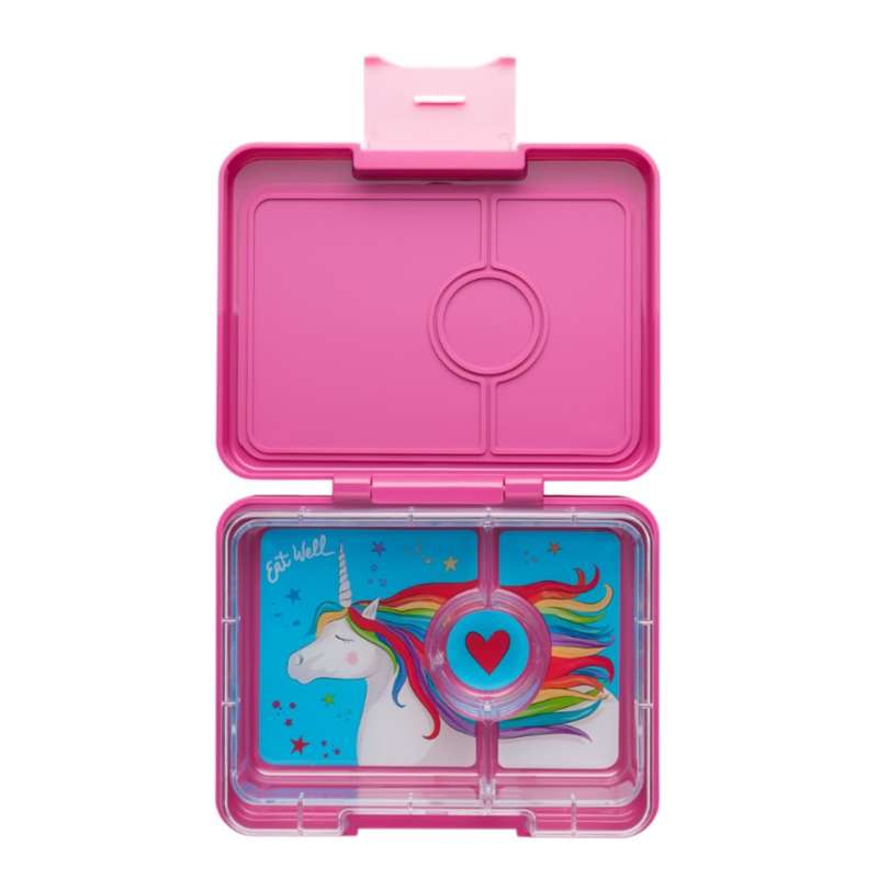 Madkasse   Minisnack   3 Rum   Malibu Purple Magical Unicorn fra Yumbox
