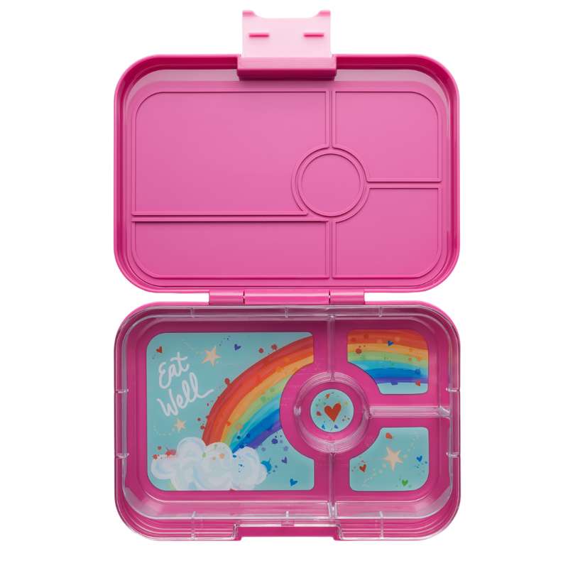 Madkasse   Tapas Xl   4 Rum   Mailbu Purple Rainbow fra Yumbox